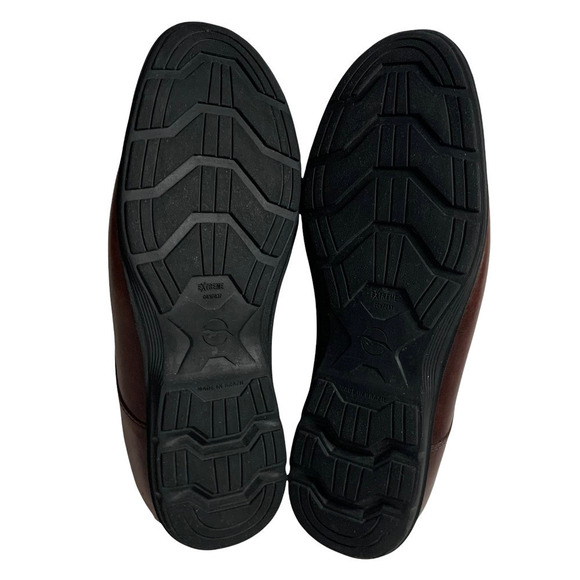 AMERICAN Classic by De La Rentis Men's AC Slip-On Brown Leather Shoes Size 10.5M - Picture 6 of 8